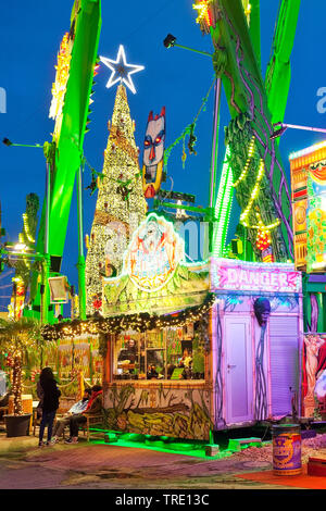 Weihnachten kirmes Criechinger, Deutschland, Nordrhein-Westfalen, Ruhrgebiet, Herne Stockfoto