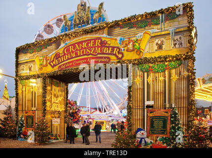 Weihnachten kirmes Criechinger, Deutschland, Nordrhein-Westfalen, Ruhrgebiet, Herne Stockfoto