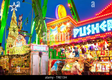 Weihnachten kirmes Criechinger, Deutschland, Nordrhein-Westfalen, Ruhrgebiet, Herne Stockfoto