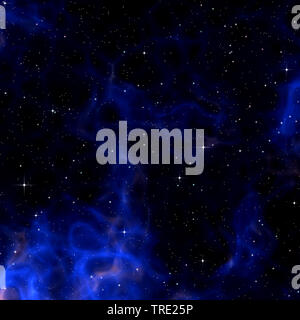 Sternenhimmel, Computer Grafik Stockfoto