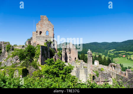 Burg Hochburg bei Emmendingen, Deutschland, Baden-Württemberg Stockfoto