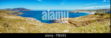 Blick auf die Küste von Fanad Head am nördlichsten Punkt Irlands, Irland, Ulster, Donegal Stockfoto