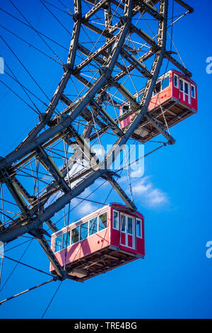 Wiener Riesenrad am Prater, Österreich, Wien, Wien Stockfoto