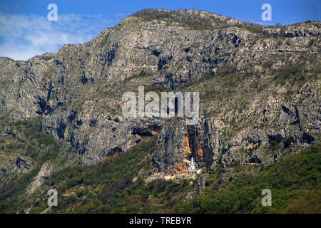 Kloster Ostrog Ostrog, Montenegro, Stockfoto