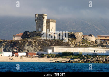 Castillo de Santa Catalina, Spanien, Tarifa Stockfoto