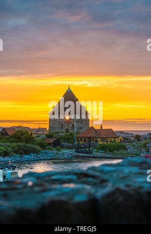 Ostsee Insel Christians-Oe mit Bastion, Dänemark, Christians-Oe Stockfoto