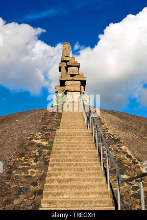 Halde Rheinelbe mit Himmelstreppe, Sky Treppen, Deutschland, Nordrhein-Westfalen, Ruhrgebiet, Gelsenkirchen Stockfoto