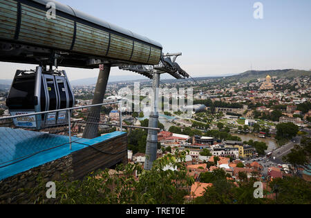 Blick auf Tbilisi. Stockfoto