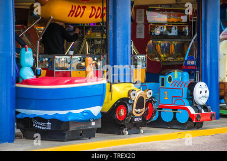 Unterhaltung Arcade auf Bournemouth Seafront in Dorset, England, UK. Stockfoto