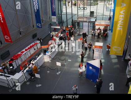 Königliche Hochschule für Krankenpflege (RCN) 2019 Jahrestagung an der AKKUMULATOR in Liverpool. Stockfoto