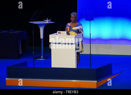 Dame Donna Kinnair-Generalsekretär und Hauptgeschäftsführer der königlichen Hochschule der Krankenpflege. Stockfoto