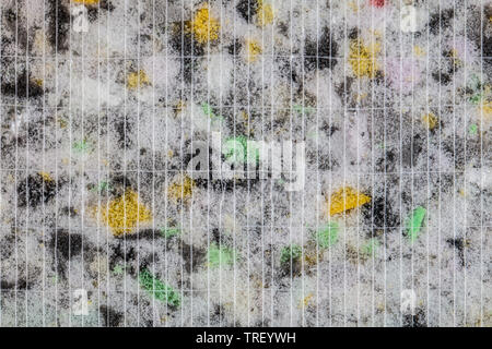 Auto Bodenbeschichtung Wasserdicht (Auto Schalldämmung) Stockfoto