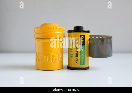 Vintage Kodak Tri X Pan Photographic Film Stockfoto