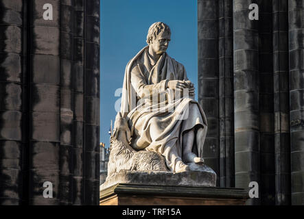 Sir Walter Scott Statue Stockfoto