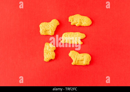 Barnum's Animal Crackers Stockfoto