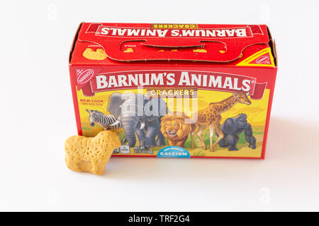 Barnum's Animal Crackers Stockfoto