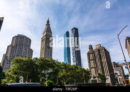 Manhattan, New York City, USA - 29. Juni 2018: Wert Square in Manhattan, Stockfoto