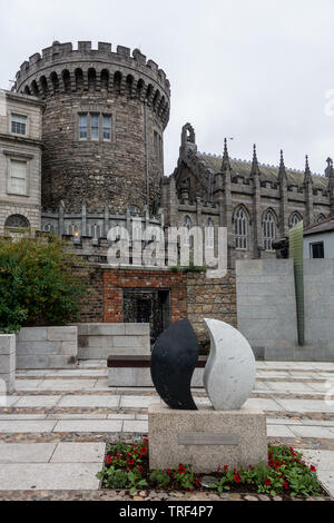 Dublin Castle und Record Tower in Dublin, Irland Stockfoto