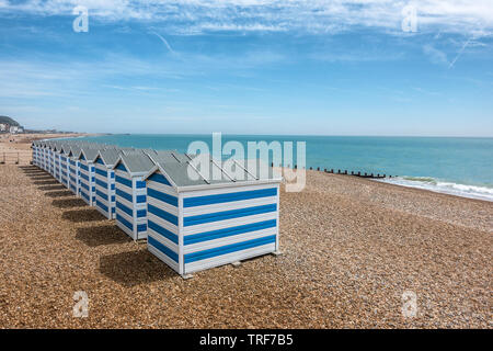 Hastings Beach in Sussex England Stockfoto