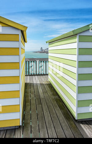 Hastings Pier in East Sussex Stockfoto