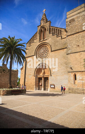 Pfarrkirche St. Jakobus in Alcudia, Mallorca Stockfoto