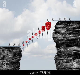 Smart Business Strategie als gewinnende Konzept durch intelligente Planung Erfolg mit 3D-Illustration Elemente zu erreichen. Stockfoto