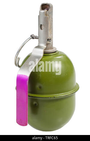 Der RGD-5 (Ruchnaya Granata Distantsionnaya, Englisch "Handgranate Remote"), ist ein nach dem Zweiten Weltkrieg Sowjetische anti-personen Splittergranate, Desig Stockfoto