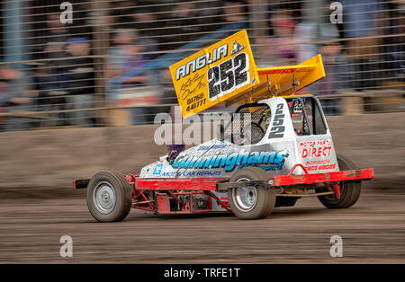 BriSCA Rennen treffen an der Adrian Flux Arena, Kings Lynn, Norfolk, Großbritannien Stockfoto