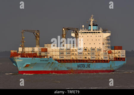 Maersk Newbury Stockfoto