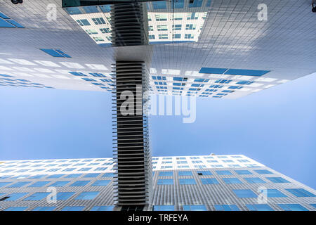 Amsterdam, Niederlande, Idock Insel Komplex, ehemaliger Westerdoksdijks, einem modernen Bereich der verschiedenen Büro-, Wohn- und Verwaltungsgebäude, Stockfoto