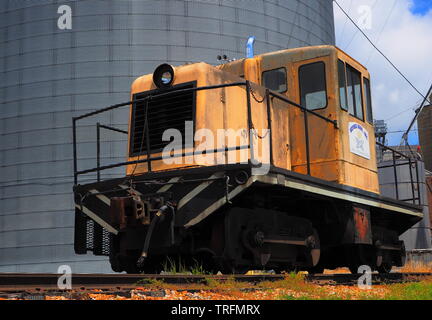 GE switcher Lokomotive B-B-100GM-EMD EMD (electro-motive Corporation) Rail Road Lokomotive Modell 40 Stockfoto