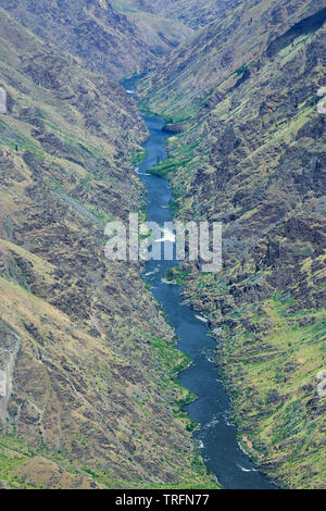 Snake River in Hells Canyon von Barton Höhen entlang der Oregon gesehen - Idaho Grenze in der Nähe von Imnaha, Oregon Stockfoto