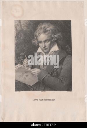 Beethoven, Ludwig van, Additional-Rights - Clearance-Info - Not-Available Stockfoto