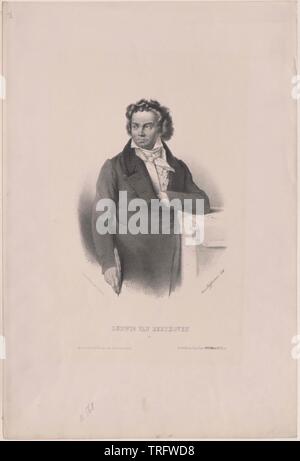 Beethoven, Ludwig van, Additional-Rights - Clearance-Info - Not-Available Stockfoto