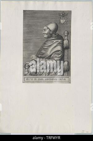 Sixtus IV., Papst, Additional-Rights - Clearance-Info - Not-Available Stockfoto