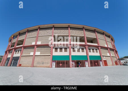 Cordoba, Spanien - 30. Mai, 2019: Los Califas Stierkampfarena Cordoba, Spanien. Im Freien Stockfoto