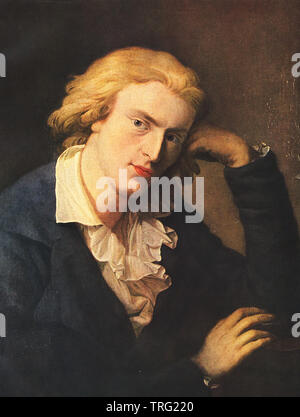 FRIEDRICH SCHILLER (1759-1805) deutscher Dichter und Philosoph Stockfoto