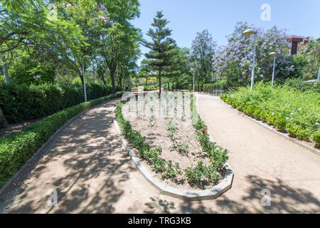 Cordoba, Spanien - 30. Mai 2019: Norte Sierra Bezirk. Cordoba, Spanien. San Rafael Gärten Stockfoto