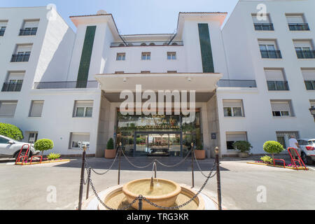 Cordoba, Spanien - 30. Mai 2019: Norte Sierra Bezirk. Cordoba, Spanien. Parador de la Arruzafa Stockfoto