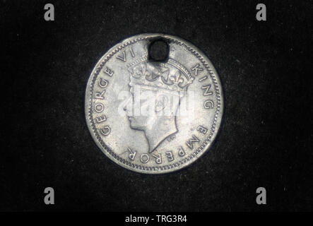 Südrhodesien 3 Pence, 1947 Stockfoto