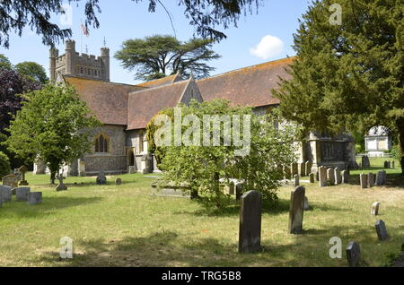 Die Kirche der Heiligen Jungfrau Maria in der buckinghamshire Dorf Hambleden Stockfoto