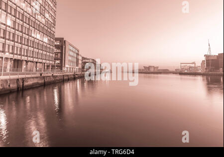 Belfst Sunrise Stockfoto