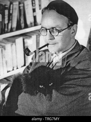 RAYMOND Chandler (1888-1959), Anglo-amerikanische Schriftsteller und Drehbuchautor Stockfoto