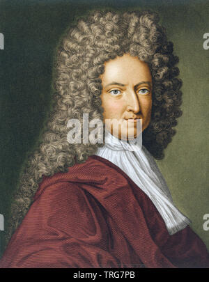 DANIEL DEFOE (c 1660-1731) englische Schriftsteller und Händler Stockfoto