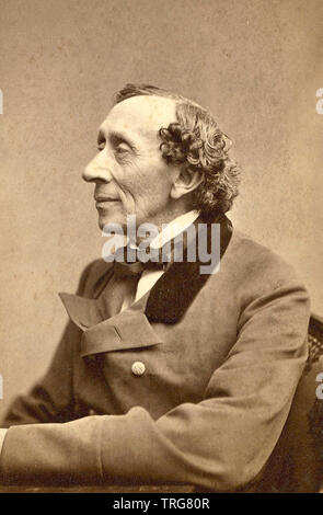 HANS CHRISTIAN ANDERSON (1805-1875), dänischer Schriftsteller und Dichter Stockfoto