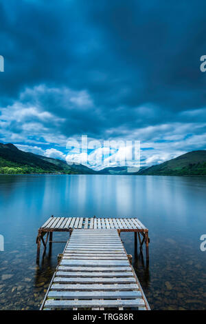 Loch Earn in der Grafschaft von Perth & Kinross, Schottland, Großbritannien Stockfoto