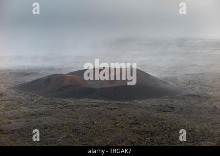 Formica Leo (eine kleine vulkanische Krater), Piton de la Fournaise, Réunion, Frankreich Stockfoto