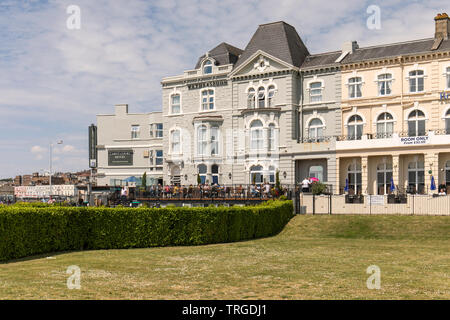 Royal Grosvenor Hotel, Weston Super Mare, North Somerset, England, Großbritannien Stockfoto