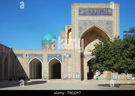 Innenhof des POI kalyan Komplex in Buchara, Usbekistan Stockfoto