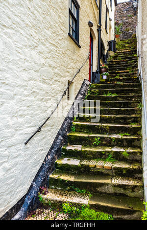 Bayard's Cove, Schritte, Dartmouth, England Stockfoto